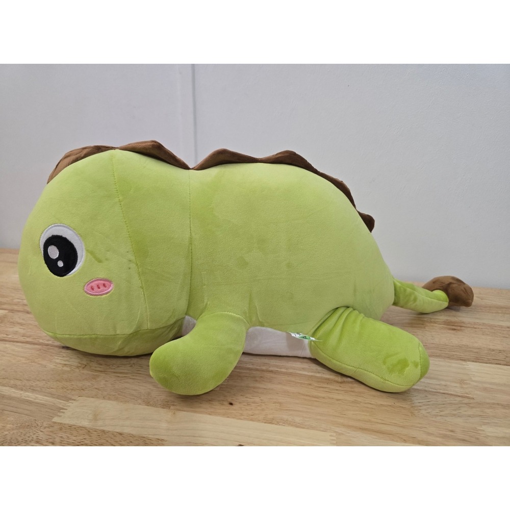 PackBox Green Dino Plush – Large 24" Stuffed Animal – Cute‎ Kawaii Style